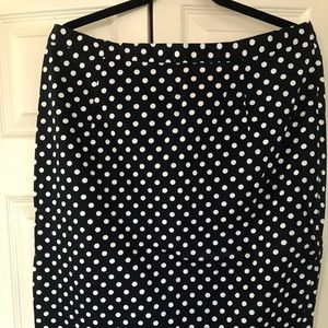 Polka-dot Pencil Skirt by Bettie Page- 3XL